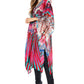 Sakkas Zeni Women's Short sleeve V-neck Summer Floral Print Caftan Dress Cover-up