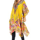Sakkas Zeni Women's Short sleeve V-neck Summer Floral Print Caftan Dress Cover-up