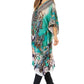 Sakkas Zeni Women's Short sleeve V-neck Summer Floral Print Caftan Dress Cover-up