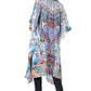 Sakkas Zeni Women's Short sleeve V-neck Summer Floral Print Caftan Dress Cover-up