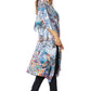 Sakkas Zeni Women's Short sleeve V-neck Summer Floral Print Caftan Dress Cover-up