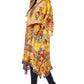 Sakkas Zeni Women's Short sleeve V-neck Summer Floral Print Caftan Dress Cover-up