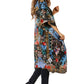Sakkas Zeni Women's Short sleeve V-neck Summer Floral Print Caftan Dress Cover-up