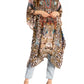 Sakkas Zeni Women's Short sleeve V-neck Summer Floral Print Caftan Dress Cover-up