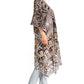 Sakkas Zeni Women's Short sleeve V-neck Summer Floral Print Caftan Dress Cover-up