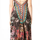 Sakkas Lizi 2 Women's High-Low Halter Maxi Dress for Beach and Vacation Parties