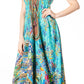 Sakkas Lizi 2 Women's High-Low Halter Maxi Dress for Beach and Vacation Parties