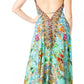 Sakkas Lizi 2 Women's High-Low Halter Maxi Dress for Beach and Vacation Parties