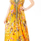 Sakkas Lizi 2 Women's High-Low Halter Maxi Dress for Beach and Vacation Parties