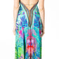 Sakkas Lizi 2 Women's High-Low Halter Maxi Dress for Beach and Vacation Parties