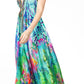Sakkas Lizi 2 Women's High-Low Halter Maxi Dress for Beach and Vacation Parties