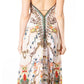 Sakkas Lizi 2 Women's High-Low Halter Maxi Dress for Beach and Vacation Parties