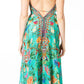 Sakkas Lizi 2 Women's High-Low Halter Maxi Dress for Beach and Vacation Parties