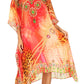 Sakkas MiuMiu Ligthweight Summer Printed Short Caftan Dress / Cover Up