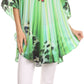 Sakkas Tallulah Wide Circle Blouse V Neck Top With Tassle Ties And Rhinestones