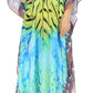 Sakkas Georgettina Flowy Rhinestone V Neck Long Caftan Dress/Cover Up