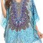 Sakkas Tallulah Wide Circle Blouse V Neck Top With Tassle Ties And Rhinestones