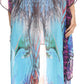 Sakkas Zeke Hi Low V-Neck Caftan Dress Printed Top Cover / Up