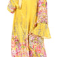 Sakkas Ximena Women's Floral Boho Cocktail Dress Tunic Cover-up V neck Summer