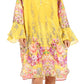 Sakkas Ximena Women's Floral Boho Cocktail Dress Tunic Cover-up V neck Summer