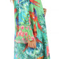 Sakkas Ximena Women's Floral Boho Cocktail Dress Tunic Cover-up V neck Summer