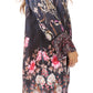 Sakkas Ximena Women's Floral Boho Cocktail Dress Tunic Cover-up V neck Summer