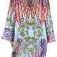 Sakkas Ximena Women's Floral Boho Cocktail Dress Tunic Cover-up V neck Summer