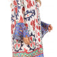 Sakkas Ximena Women's Floral Boho Cocktail Dress Tunic Cover-up V neck Summer