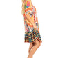 Sakkas Eliza Women's Cocktail Short Sleeve Floral Print Boho Dress Summer Casual