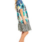 Sakkas Eliza Women's Cocktail Short Sleeve Floral Print Boho Dress Summer Casual