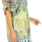 Sakkas Eliza Women's Cocktail Short Sleeve Floral Print Boho Dress Summer Casual