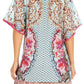 Sakkas Eliza Women's Cocktail Short Sleeve Floral Print Boho Dress Summer Casual