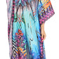 Sakkas Kristy Long Tall Lightweight Caftan Dress / Cover Up With V-Neck Jewels