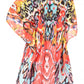 Sakkas Kristy Long Tall Lightweight Caftan Dress / Cover Up With V-Neck Jewels