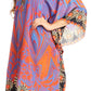 Sakkas Kristy Long Tall Lightweight Caftan Dress / Cover Up With V-Neck Jewels