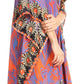 Sakkas Kristy Long Tall Lightweight Caftan Dress / Cover Up With V-Neck Jewels