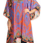 Sakkas Kristy Long Tall Lightweight Caftan Dress / Cover Up With V-Neck Jewels