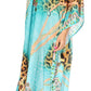 Sakkas Kristy Long Tall Lightweight Caftan Dress / Cover Up With V-Neck Jewels