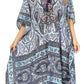 Sakkas Kristy Long Tall Lightweight Caftan Dress / Cover Up With V-Neck Jewels