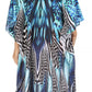 Sakkas Kristy Long Tall Lightweight Caftan Dress / Cover Up With V-Neck Jewels