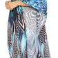 Sakkas Kristy Long Tall Lightweight Caftan Dress / Cover Up With V-Neck Jewels