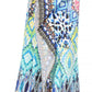 Sakkas Kristy Long Tall Lightweight Caftan Dress / Cover Up With V-Neck Jewels