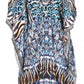 Sakkas Kristy Long Tall Lightweight Caftan Dress / Cover Up With V-Neck Jewels