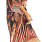 Sakkas Kristy Long Tall Lightweight Caftan Dress / Cover Up With V-Neck Jewels