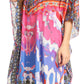 Sakkas Kristy Long Tall Lightweight Caftan Dress / Cover Up With V-Neck Jewels