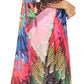 Sakkas Kristy Long Tall Lightweight Caftan Dress / Cover Up With V-Neck Jewels