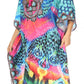 Sakkas Kristy Long Tall Lightweight Caftan Dress / Cover Up With V-Neck Jewels