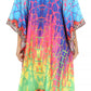 Sakkas Kristy Long Tall Lightweight Caftan Dress / Cover Up With V-Neck Jewels
