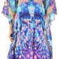 Sakkas Kristy Long Tall Lightweight Caftan Dress / Cover Up With V-Neck Jewels