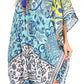 Sakkas Kristy Long Tall Lightweight Caftan Dress / Cover Up With V-Neck Jewels